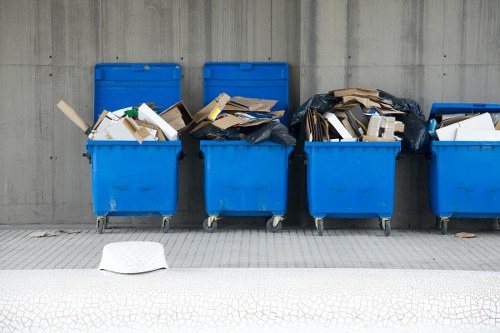 House clearance team starting their work in Notting Hill